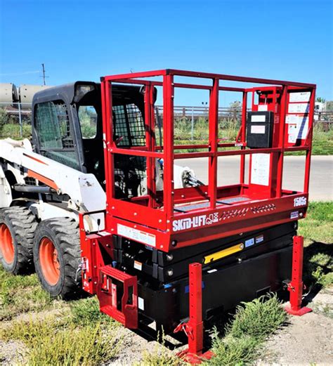 skid steer with ridge lift attachment|12 inch forklift attachment.